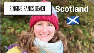 Singing Sands  Amazing Beach  SCOTLAND  VAN LIFE [upl. by Churchill]