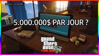 5 ASTUCES pour GAGNER de LARGENT SUR GTA V ONLINE [upl. by Adon]