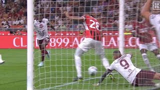 Malick Thiaw Own Goal AC Milan vs Torino 01 Goals and Extended Highlights [upl. by Mintz]