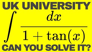 UK Integration Bee Sample 11 Alternative Method from adandap [upl. by Sirod138]