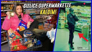 GECE GİZLİCE SÜPERMARKETTE KALMAK [upl. by Sotos41]