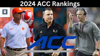 2024 ACC College Football Rankings [upl. by Irrab]