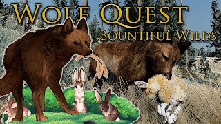 Playing the Wild GAME of the Hunt 🐺 Wolf Quest Bountiful Wilds • 1 [upl. by Naginnarb264]