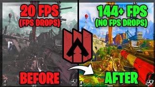 APEX LEGENDS SEASON 13 Low End PC FPS GUIDE 144 FPS [upl. by Einnos249]