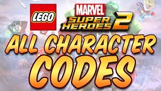 Lego Marvel Super Heroes 2  All Character Cheat Codes [upl. by Joya54]