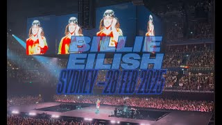 Billie Eilish Live in Sydney  Full Concert  28 Feb 2025 [upl. by Crisey107]