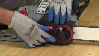 How to tension chain saw  CS1500 Corded [upl. by Drucie136]