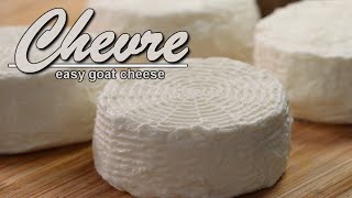 How to Make Chevre  Goat Milk Cheese [upl. by Cartie314]