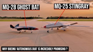 MQ25Stingray amp MQ28GhostBat  AI enabled drones to take centerstage [upl. by Arbmat110]