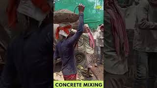 Concrete mixing  M20 grade concrete mix ratio  Slab concreting [upl. by Leur]