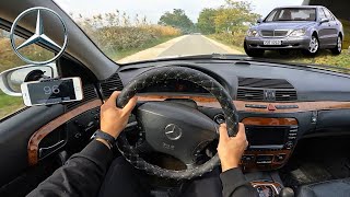 MercedesBenz S320 CDI W220 2004 200HP  POV Drive [upl. by Naelopan]