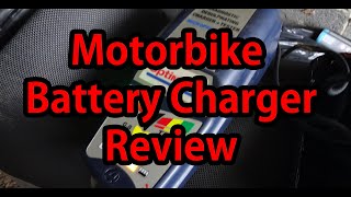 OptiMate 4 Motorbike Battery Charger Review [upl. by Annahsohs]