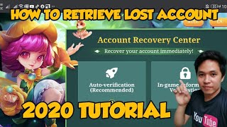 HOW TO RETRIEVE LOST ACCOUNT IN MOBILE LEGENDS [upl. by Chuah584]