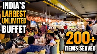 Indias Largest 200 Items Buffet in Hyderabad [upl. by Barina]