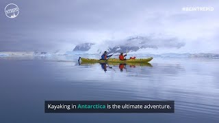 Kayaking in Antarctica [upl. by Snowman]