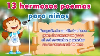 13 Poemas para Niños [upl. by Aicilyt636]