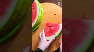 pastèquecomment couper la pastèque🍉🍈pastèque shortsAsmr fruitsrecettesbelgique france [upl. by Yllatan]