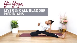 1 Hour Yin Yoga  Liver amp Gall Bladder Meridians  Hips amp Side Body  Bodsphere [upl. by Elaynad492]