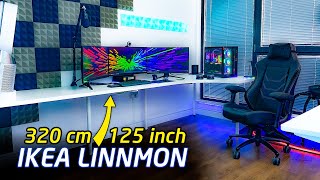 The Ultimate IKEA LINNMON Desk Setup [upl. by Aneladgam]