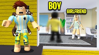 ANOTHER BOY Was In My GIRLFRIENDS Home Roblox [upl. by Harrat]