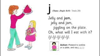 Jolly phonics  j  song jollyphonicsongs [upl. by Eatnuahs]