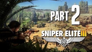 Sniper Elite 3 Gameplay Walkthrough Part 5  Testicle Shot PS4 [upl. by Lessur]