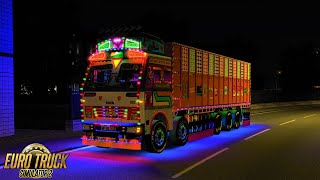 ets2 tata 4825c truck mod  euro truck simulator 2 indian truck mod  ETS 2 146 [upl. by Picardi329]