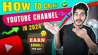 YouTube channel banane Ka Sahi Tarika  How To Create Yt Channel [upl. by Nyladnar]