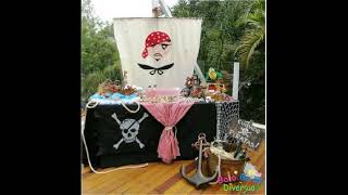 Ideias para festa com pouca grana tema piratas [upl. by Dorelle91]