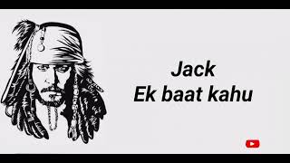 CAPTAIN JACK SPARROW DIALOGUES IN HINDI Pirates of the Caribbean hindi on the strange tides [upl. by Barvick655]