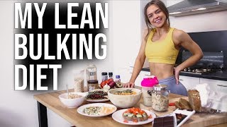 MY LEAN BULKING DIET  EVERY MEAL  TO BUILD MUSCLE  VLOGMAS DAY 4 [upl. by Ames]