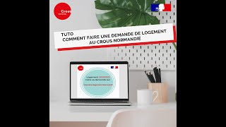 Tuto  Comment faire une demande de logement au Crous Normandie [upl. by Thornton625]