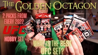 What is the BEST UFC card Set  2 Packs from EVERY 2022 UFC Hobby Set  All 2022 Panini UFC Cards [upl. by Ymme]