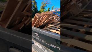 Free Pallets Great for DIY projects at the building [upl. by Coyle338]