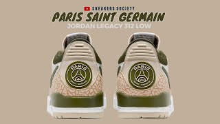 PARIS SAINT GERMAIN 2024 Air Jordan Legacy 312 Low  DETAILED LOOK  PRICE [upl. by Eimot165]