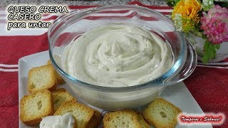 QUESO CREMA CASERO con solo 2 ó 3 ingredientes mejor imposible [upl. by Veronique]