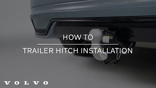 Volvo Accessories How To Trailer Hitch Installation  Volvo Car USA [upl. by Jewett83]