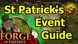 Forge of Empires St Patricks Day Event Guide How to get Full Event Building  Cheat Sheet [upl. by Stephens]