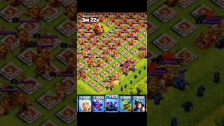 1000 Level 1 Pekka Vs Barbarian king Army Clash of Clans coc clashofclans youtubegaming [upl. by Layor754]