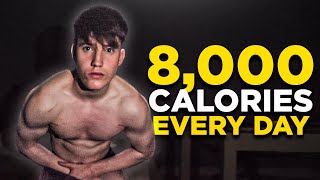 I Doubled My Bulking Calorie Intake For A Week 8000 Calories [upl. by Tartaglia]