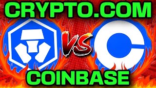 Cryptocom VS Coinbase BATTLE OF EXCHANGES [upl. by Grosmark]