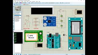 Accident Detection From GPS and GPRS modules  ADXL335 accelerometer  Arduino [upl. by Ithsav]