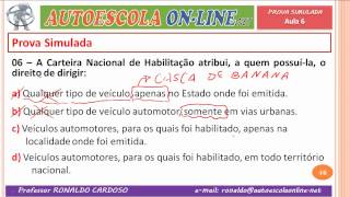 06 RESOLUÃ‡ÃƒO DE QUESTÃ•ES SOBRE PROCESSO DE HABILITAÃ‡ÃƒO CNH PPD VEÃCULO E DOCUMENTOS [upl. by Zulema847]