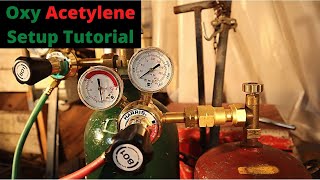 OxyAcetylene Regulator Setup Tutorial [upl. by Sinoda741]