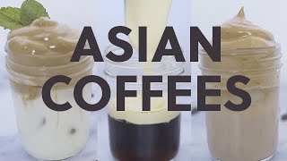 Yuanyang Coffee Tea Vietnamese Egg Coffee and Dalgona Recipe [upl. by Lakym]