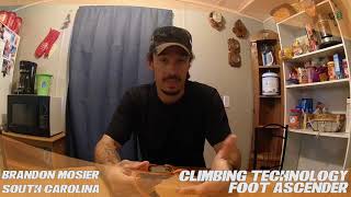 Climbing Technology Foot Ascender  TreeStuffcom Customer Brandon Mosiers Review In The Field [upl. by Fein]