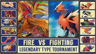 FIRE vs FIGHTING  Legendary Pokémon Type Tournament Battle 6 [upl. by Nadine]