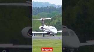 Embraer Phenom 300 Private Jet Landing [upl. by Ahsiret]