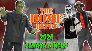 2024 Home Depot Canada Halloween Animatronics [upl. by Anikram313]