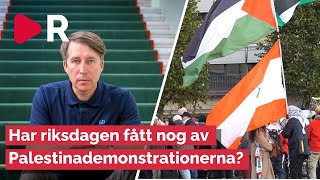 Har Riksdagen fått nog av Palestinademonstrationerna – Richard Jomshof [upl. by Cohen]